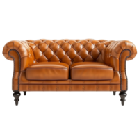 Generated AI Luxury Couch isolated on transparent background png