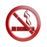 Generated AI Smoking Ban Drinking Sign on transparent background png