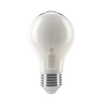 Generated AI Light Bulb on transparent background png