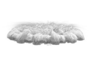 rök chockvåg på transparent bakgrund png