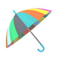 Multicolor Umbrella Design - A Splash of Rainy-Day Elegance png