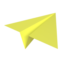 3d papier avion - planant la créativité dans Trois dimensions png