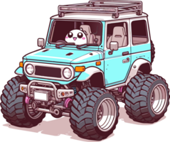 Cartoon cute car png