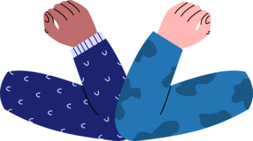 Elbow Bump Illustration png