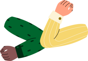 Elbow Bump Illustration png