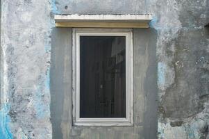 a minimalist rectangular window, Indonesia. photo