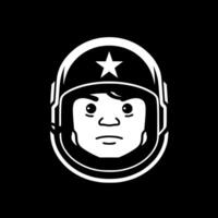 Army, Black and White illustration vector