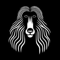 Afghan Hound - High Quality Logo - illustration ideal for T-shirt graphic vector