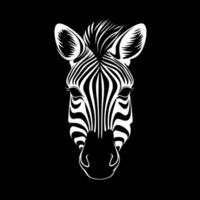 Zebra - Minimalist and Flat Logo - illustration vector