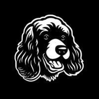 Poodle Dog, Minimalist and Simple Silhouette - illustration vector