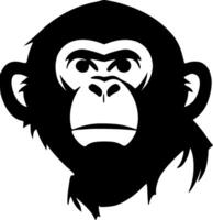mono - negro y blanco aislado icono - ilustración vector