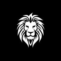 Lion - Black and White Isolated Icon - illustration vector