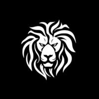 Lion, Black and White illustration vector