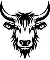 Highland Cow - High Quality Logo - illustration ideal for T-shirt graphic vector