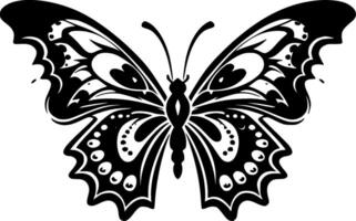 mariposa - minimalista y plano logo - ilustración vector