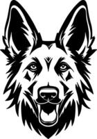 German Shepherd - High Quality Logo - illustration ideal for T-shirt graphic vector