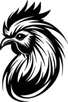 Rooster - Minimalist and Flat Logo - illustration vector