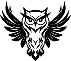 Owl - Minimalist and Flat Logo - illustration vector