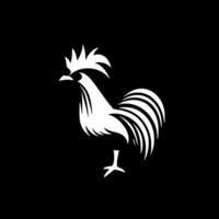 gallo - minimalista y plano logo - ilustración vector