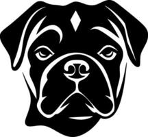 Pug - Minimalist and Flat Logo - illustration vector