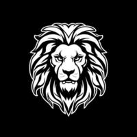 Lion, Minimalist and Simple Silhouette - illustration vector