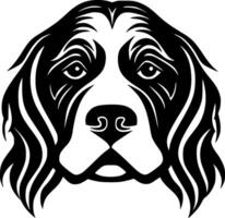 perro, minimalista y sencillo silueta - ilustración vector