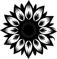 Sunflower - Minimalist and Flat Logo - illustration vector