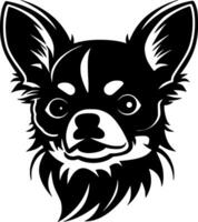 Chihuahua, Minimalist and Simple Silhouette - illustration vector