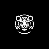 Tiger Baby, Minimalist and Simple Silhouette - illustration vector