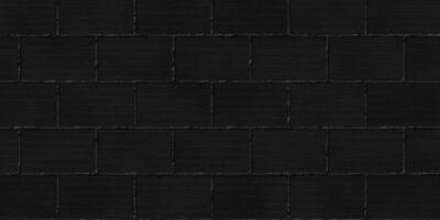 black brick wall texture background photo
