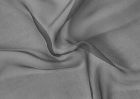 Black and white cloth pattern close view, textile material background photo