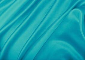 Green cloth pattern close view, textile material background photo