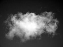 negro y blanco nubes en el cielo antecedentes foto