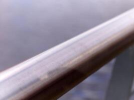 Handrail close view abstract background photo