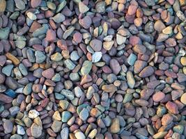 Roca textura cerca vista, pequeño piedras modelo foto