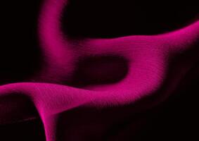 Red cloth pattern close view, textile material background photo