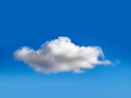 Cumulus clouds in the sky. Fluffy cloud shapes photo