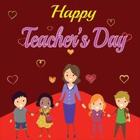 Teachers day School doodles Supplies Sketchy on chalkboard Hand Drawn Illustration vector