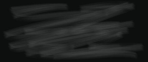 Black chalk board with white streaks. Horizontal illustration vector