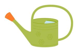 Garden watering can. A tool for watering in horticulture and crop production. vector