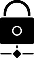 Multikey Security Glyph Icon vector