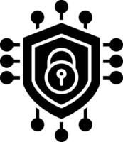 Security Glyph Icon vector