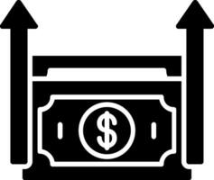 Profit Glyph Icon vector