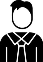 Supervisor Glyph Icon vector