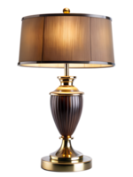 moderne luxe style table lampe isolé sur transparent Contexte. png