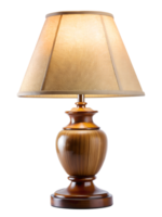 cozy style table lamp isolated on transparent background. png