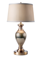 Modern luxury style table lamp isolated on transparent background. png