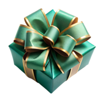 , gift box with ribbon isolated on transparent background png