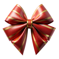 , 3d style illustration bow for attaching gifts isolated transparent background png