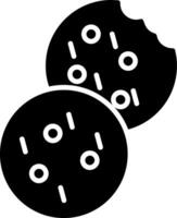 Cookie Glyph Icon vector